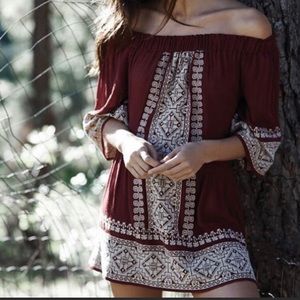 Tularosa Bare Shoulder Dress